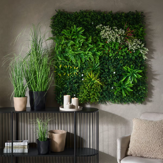Perete Verde Artificial „EDEN" · 100×100 cm
