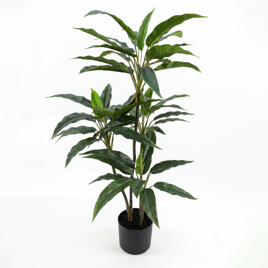 Rohdea Artificială H95cm • Textură Reală • 58 Frunze