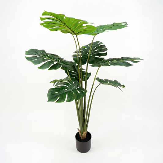 Planta Monstera Artificială H135cm • Textură Reală • 10 Frunze