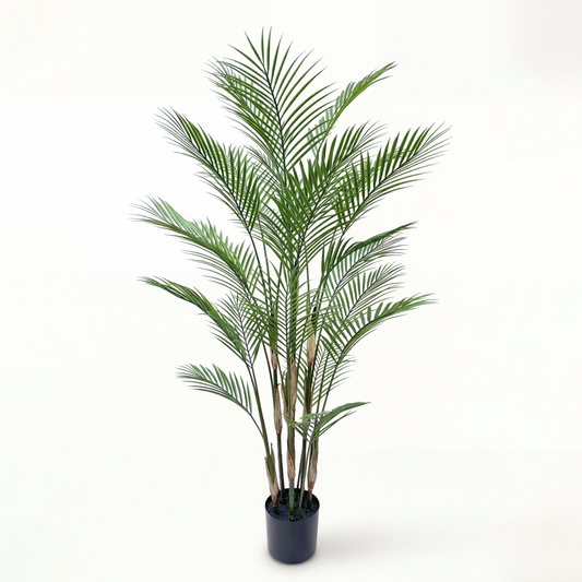 Palmier Artificial 150cm cu 23 Frunze Textură Reală