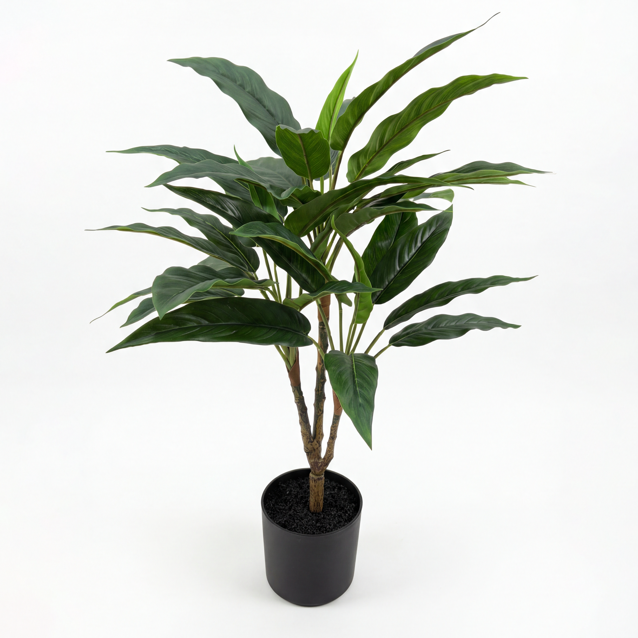 Rohdea Artificială H65cm • Textură Reală • 36 Frunze