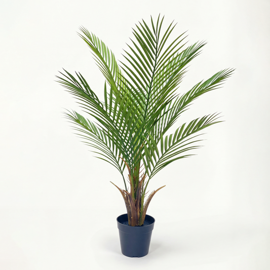 Palmier Artificial 90cm cu 8 Frunze Textură Reală