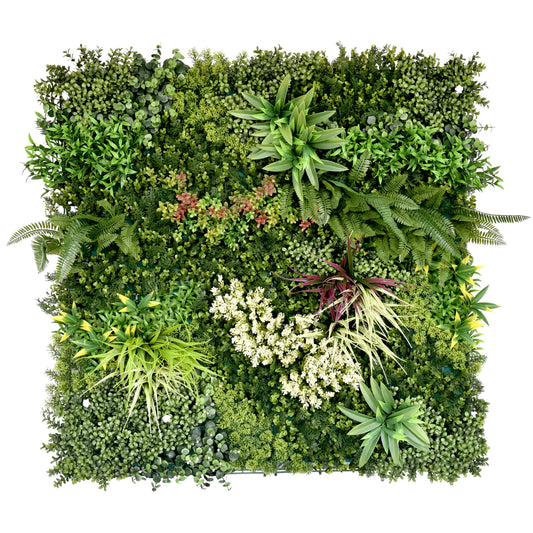 Perete Verde Artificial „TERA 02" · 100×100 cm