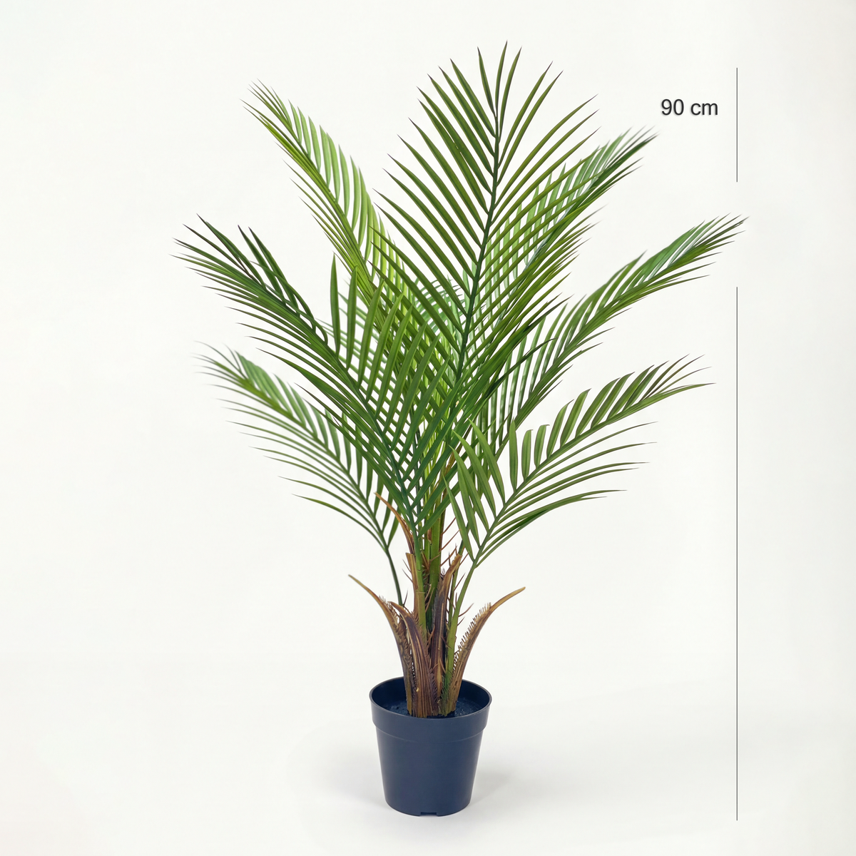 Dimensiuni palmier artificial 90 cm în ghiveci