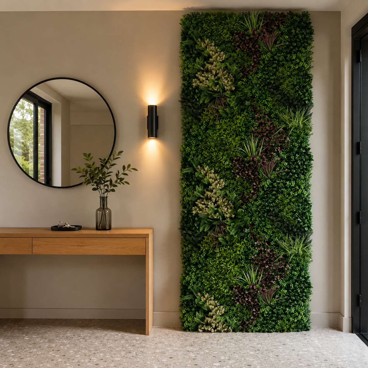 Perete Verde Artificial „ELIA 03" · 100×100 cm