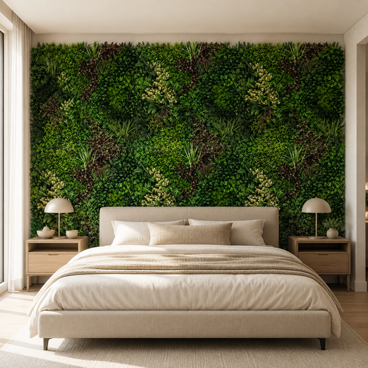 Perete Verde Artificial „ELIA 01" · 100×100 cm