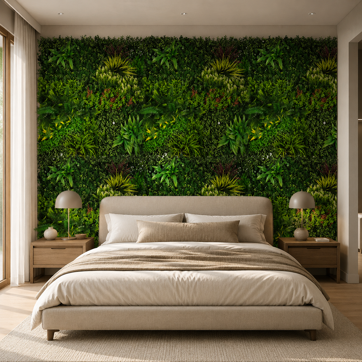 Perete Verde Artificial „EDEN" · 100×100 cm