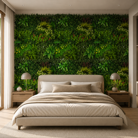 Perete Verde Artificial „EDEN" · 100×100 cm
