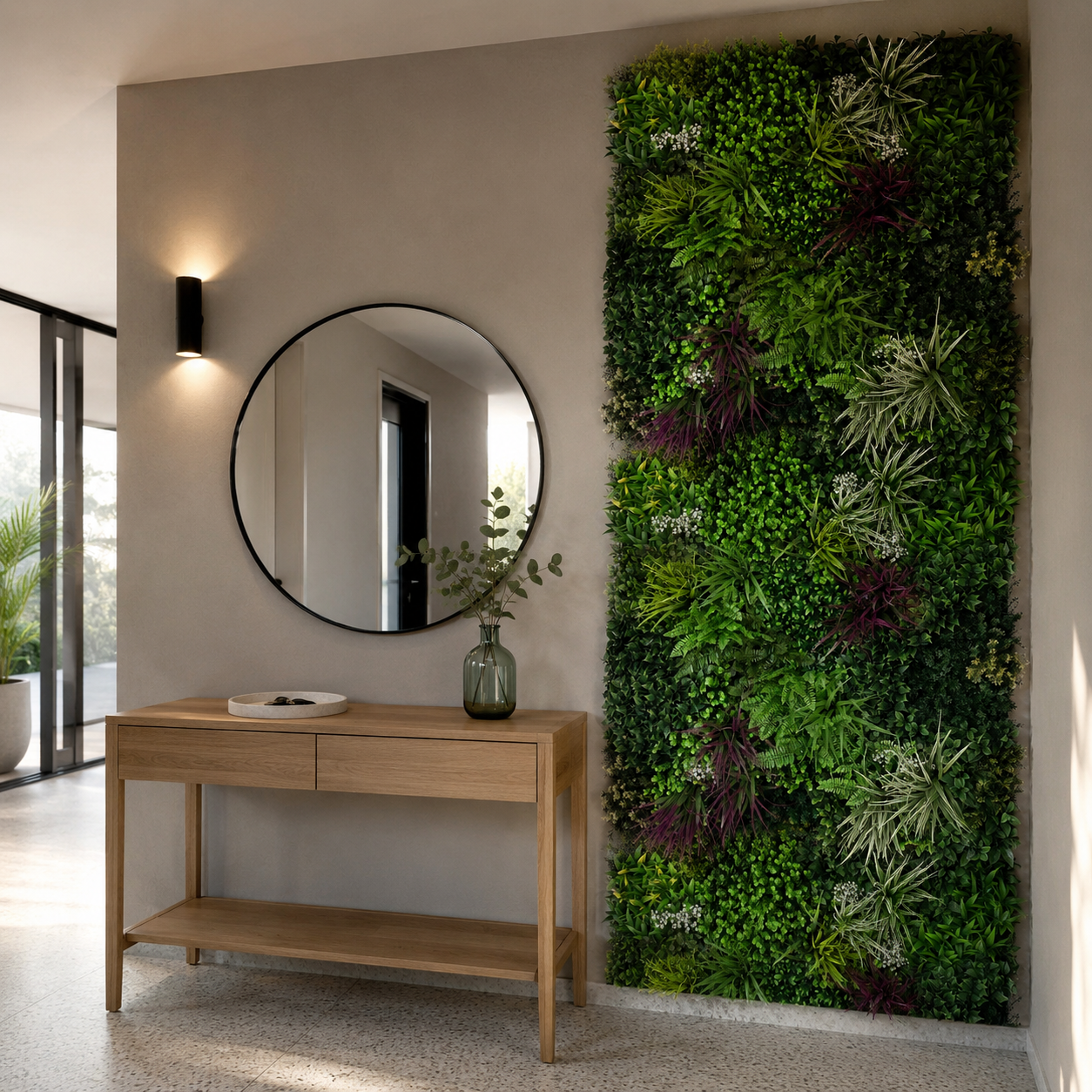 Perete Verde Artificial „NOVA" ·  100×100 cm