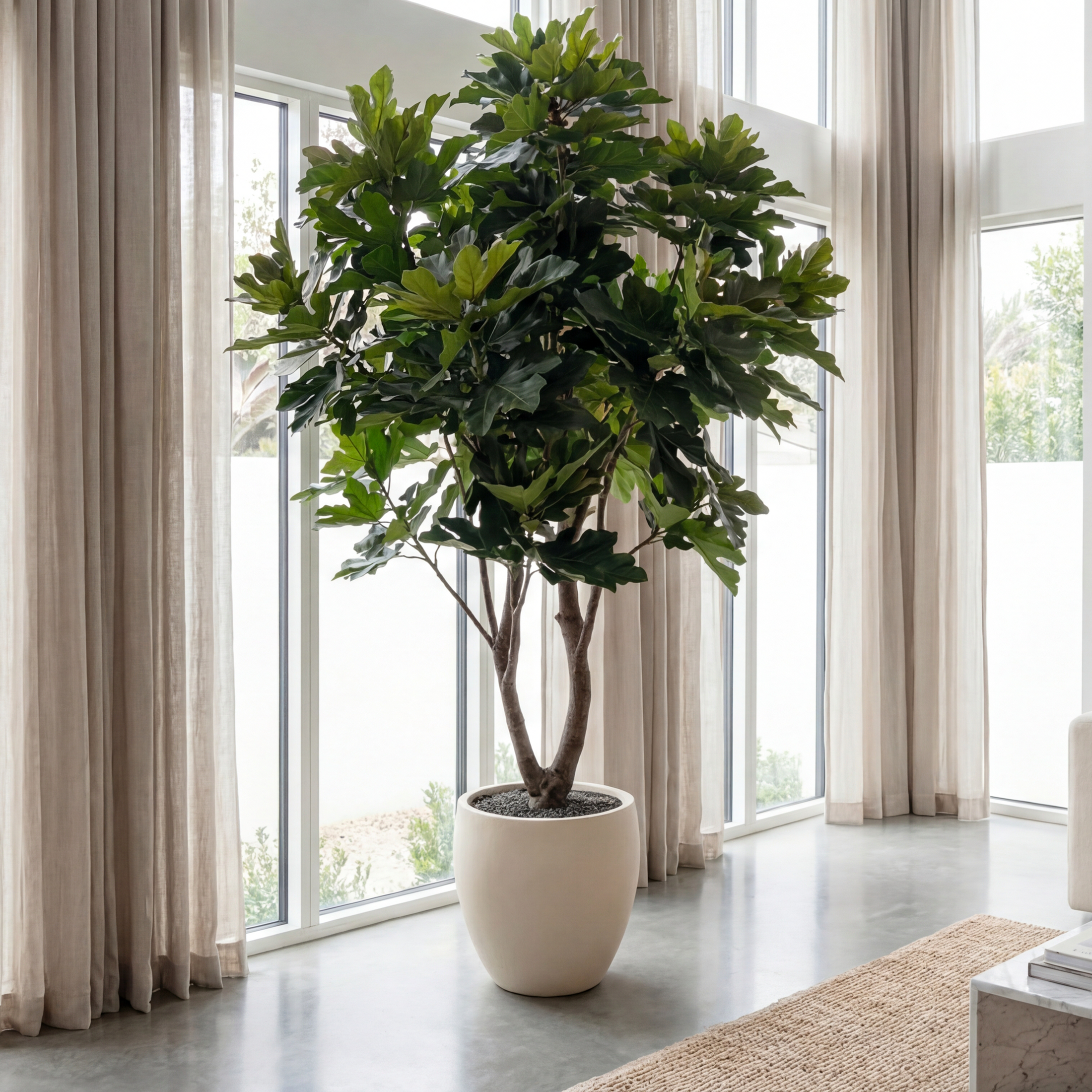 Copac Smochin Artificial 245cm • 198 Frunze • Textură Reală