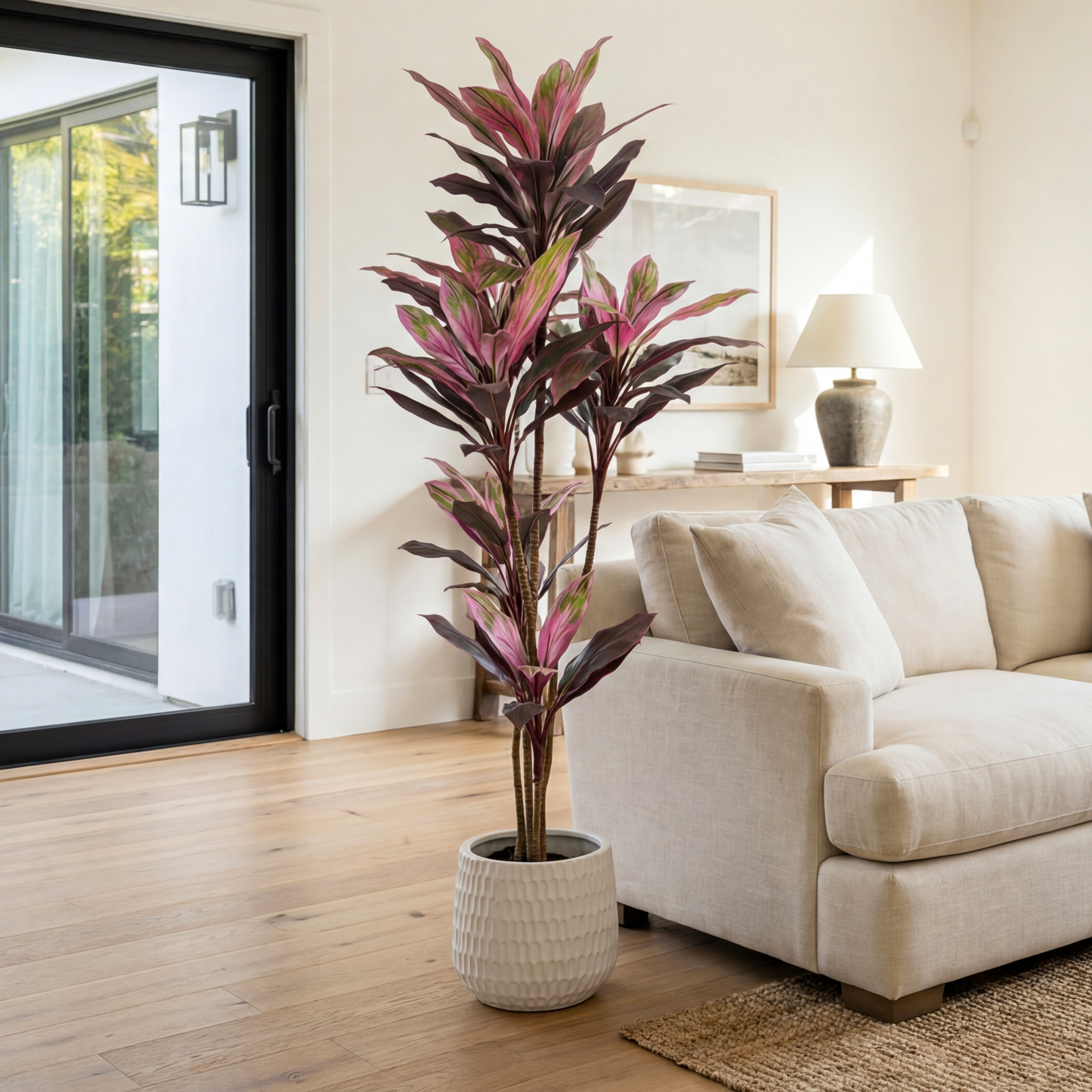 Dracaena Rubin Artificială H200cm • Textură Reală