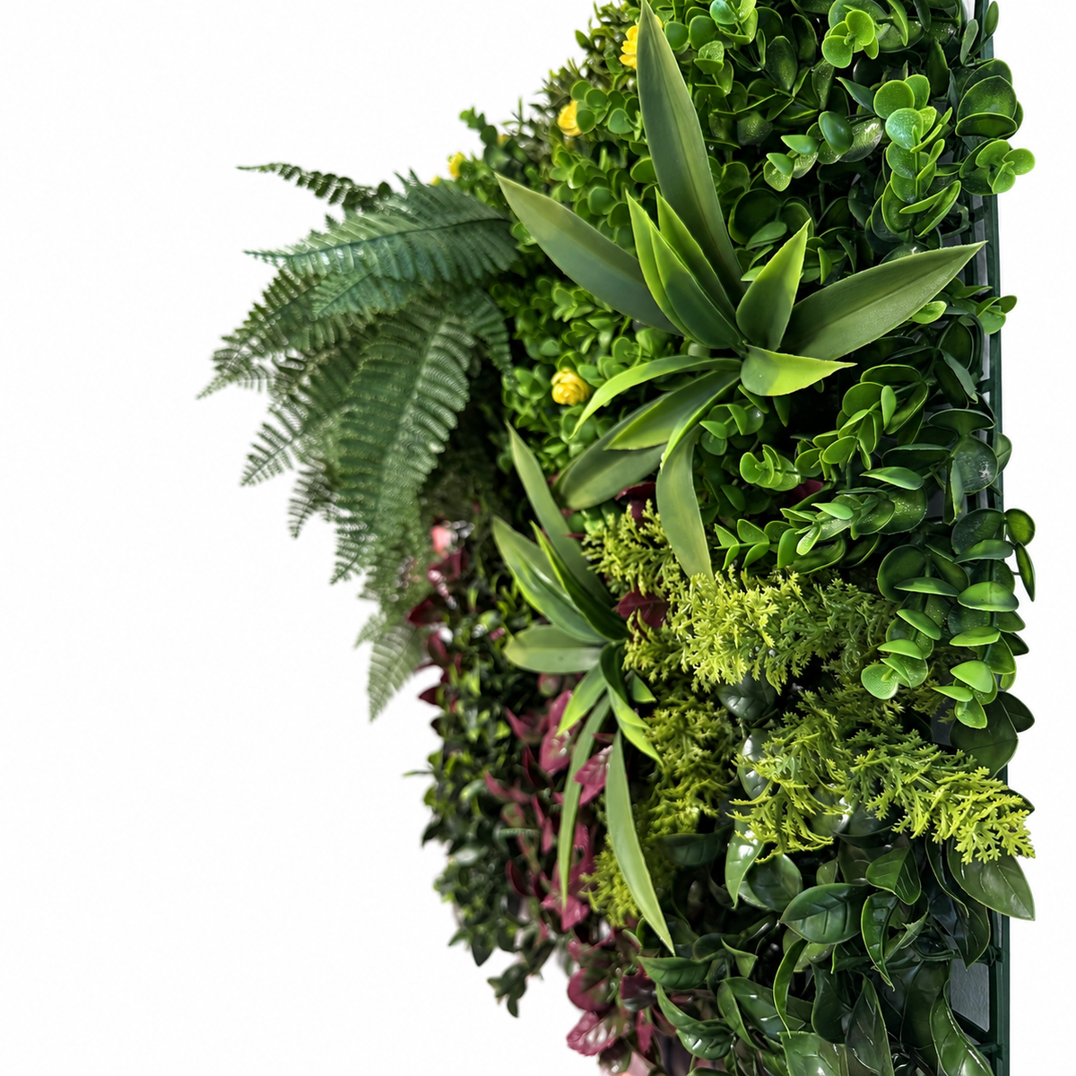 Panou Verde Artificial RIVA B 50x50 cm, Textură 3D, Interior/Exterior, Protecție UV