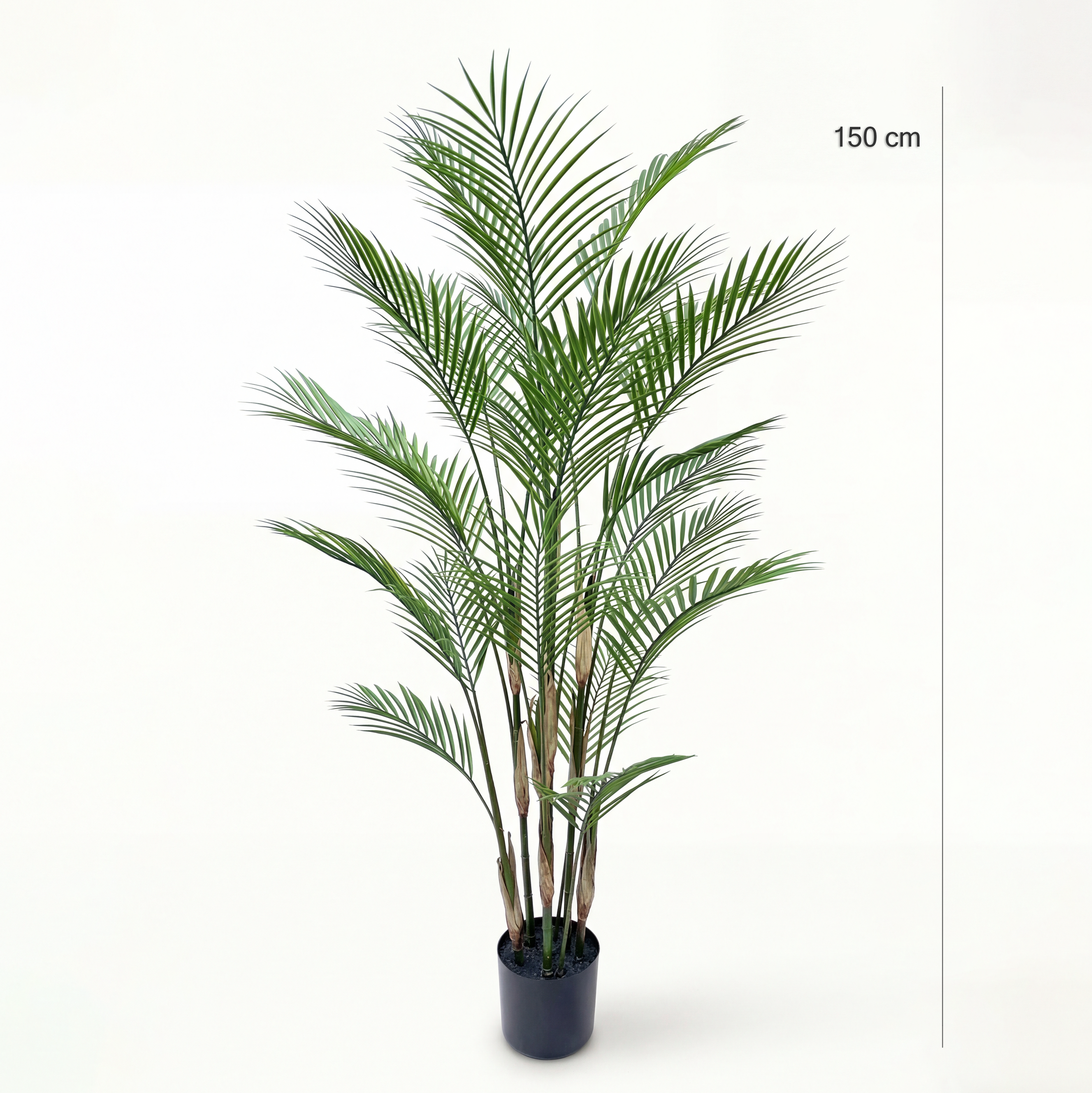 Palmier Artificial 150cm cu 23 Frunze Textură Reală