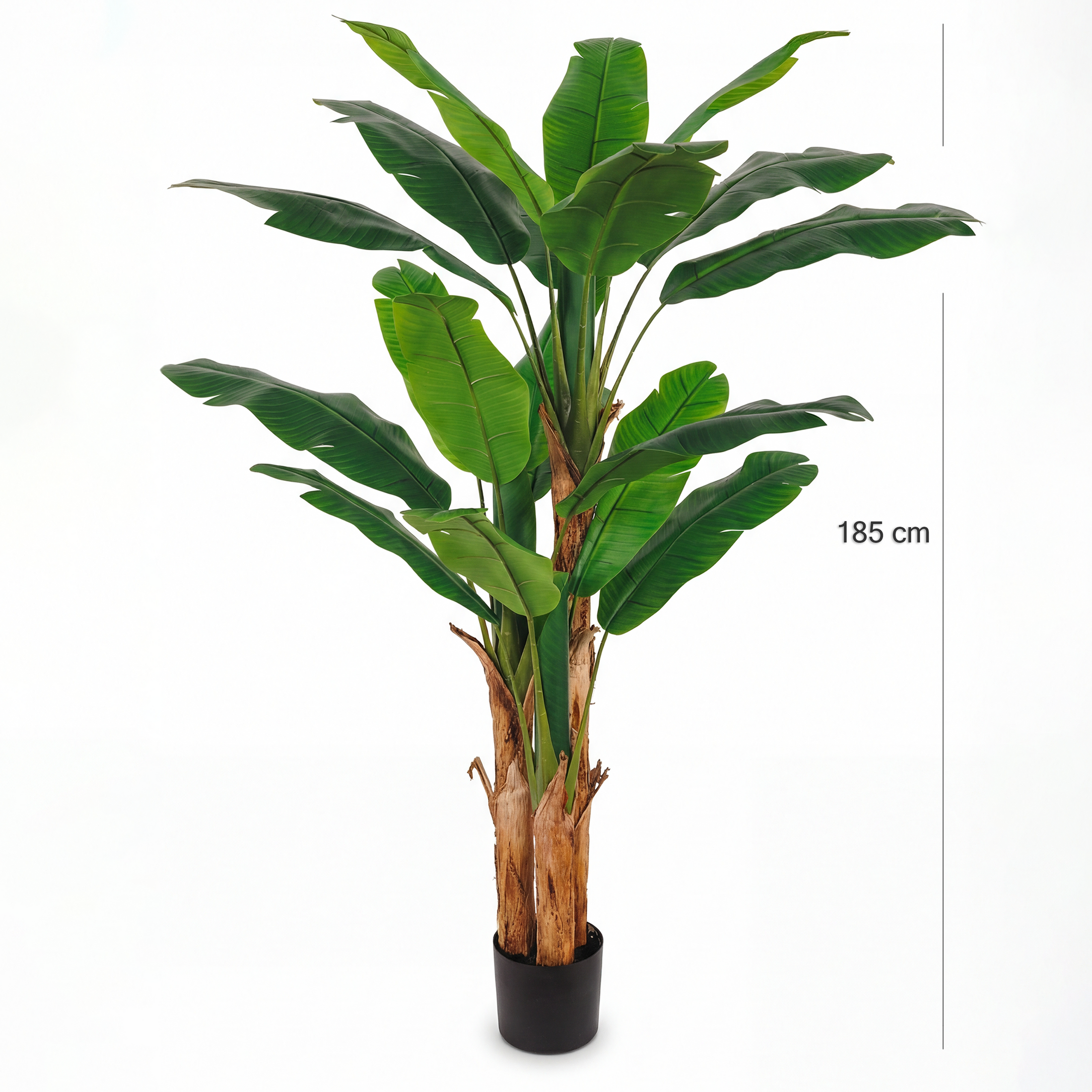 Copac Bananier Artificial H185cm • Textură Reală • 22 Frunze