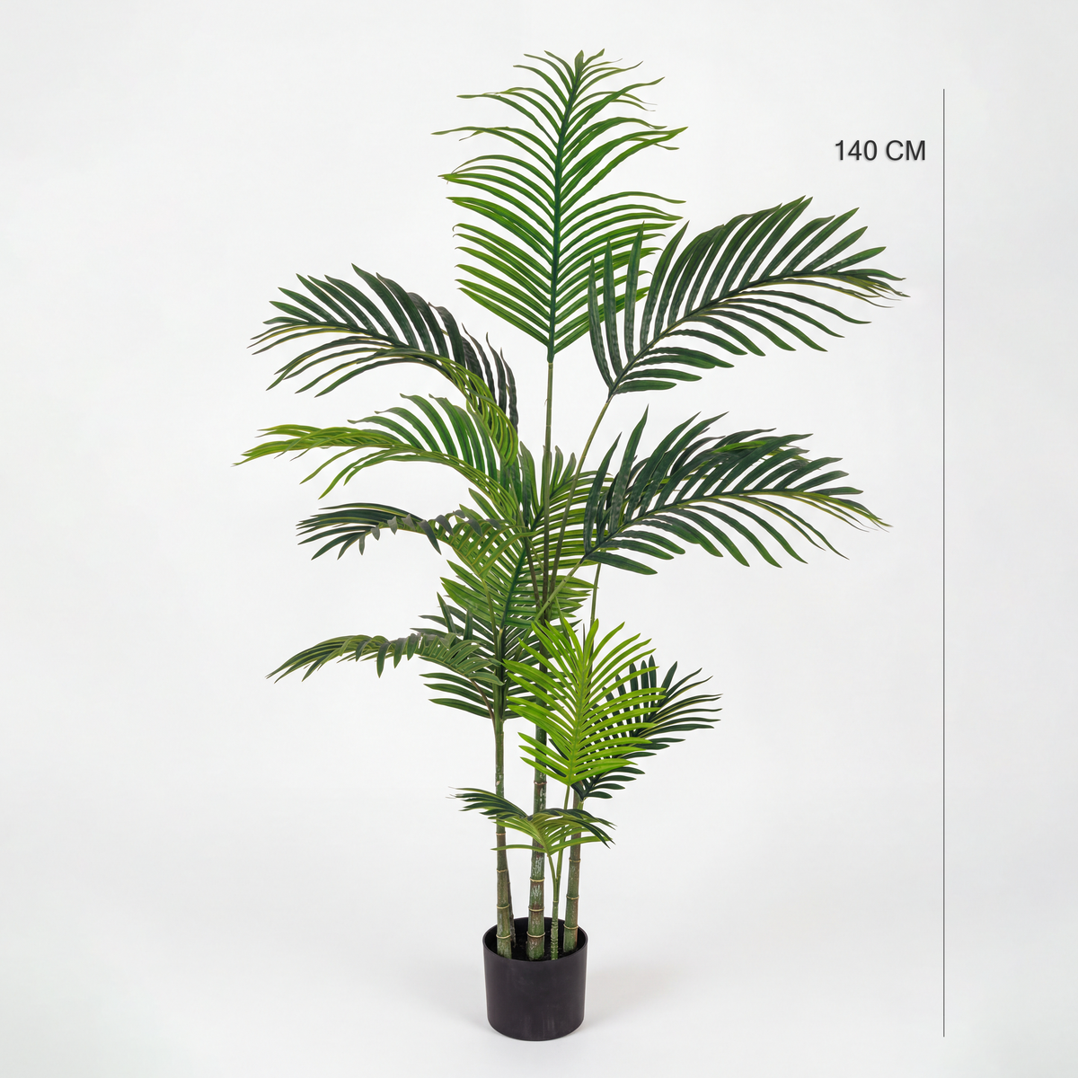 Dimensiuni palmier artificial 140 cm în ghiveci
