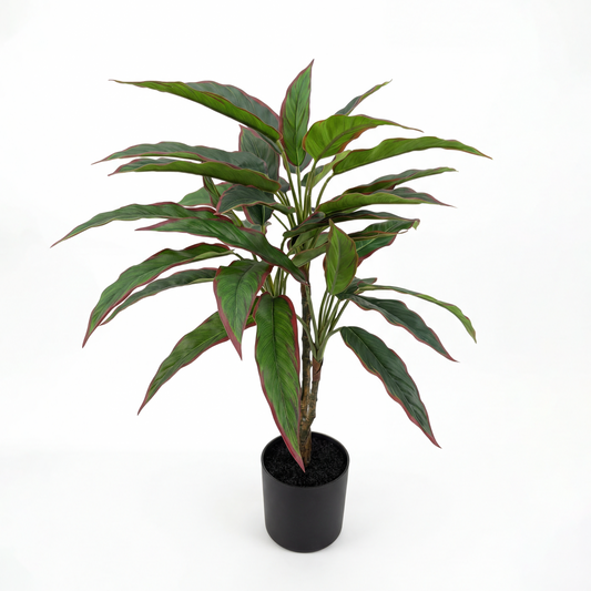 Plantă artificială Rohdea Ruby pentru decor interior