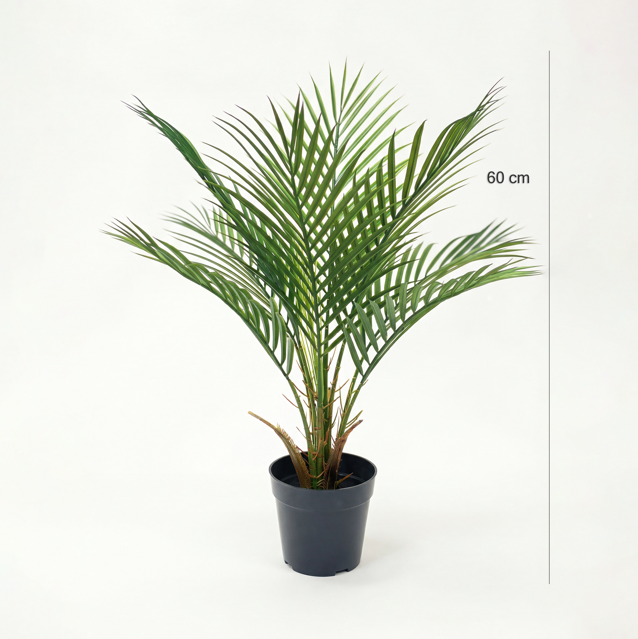 Palmier Artificial H60cm • Textură Reală • 8 Frunze