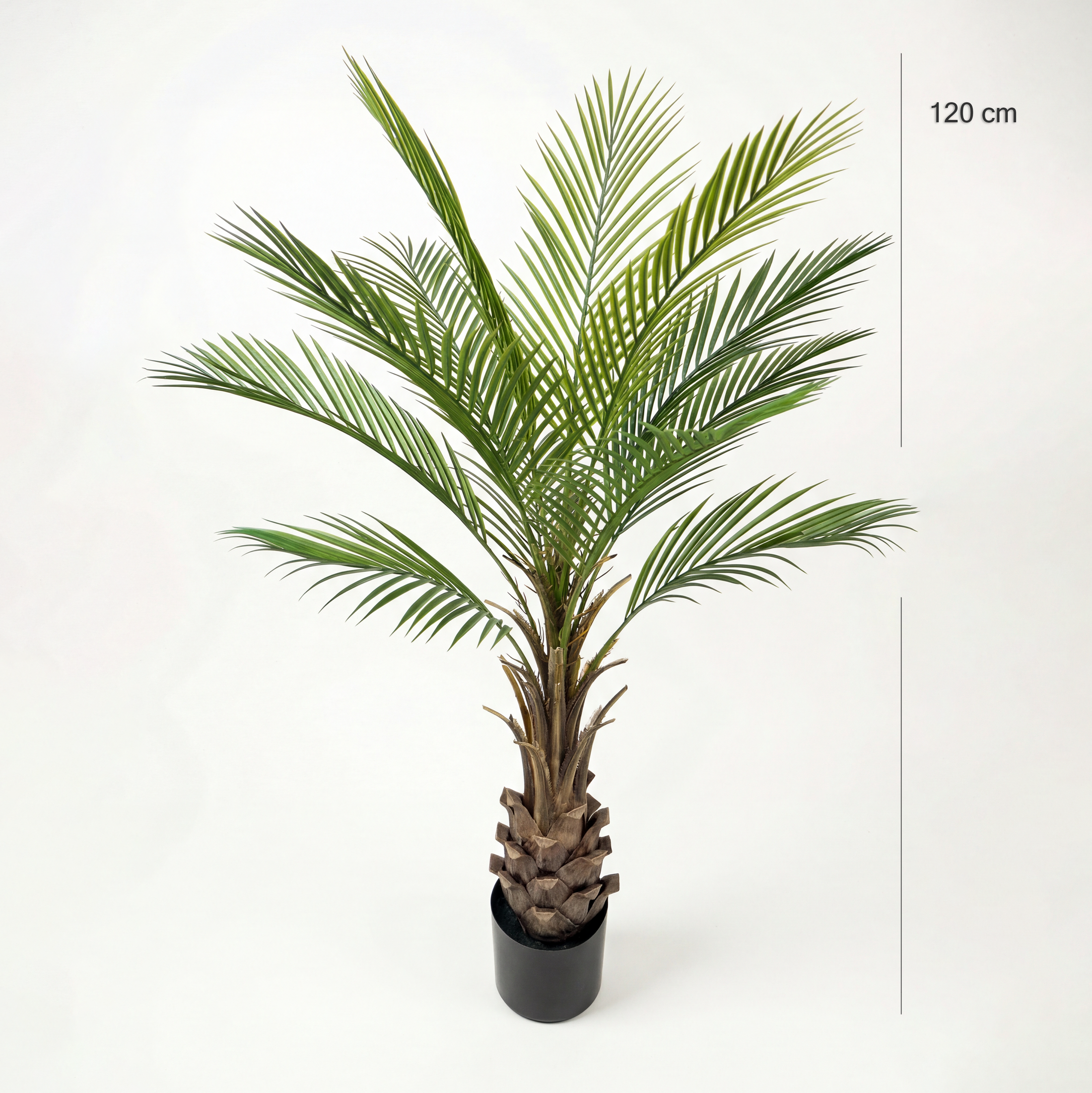 Palmier Artificial Cycas H120cm • Textură Reală • 12 Frunze