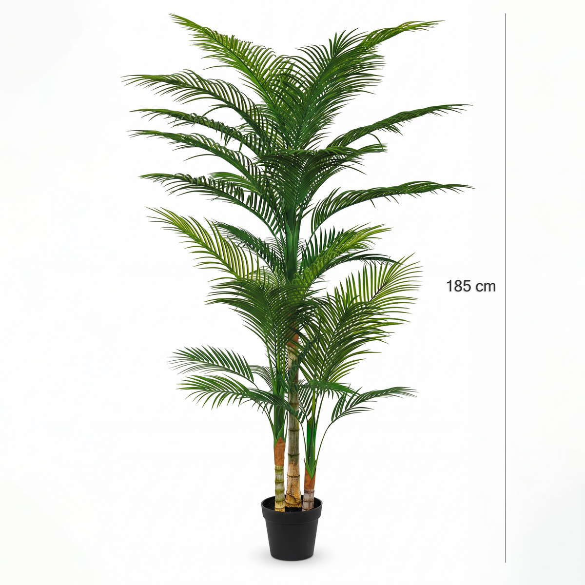 Dimensiuni palmier artificial 185 cm în ghiveci