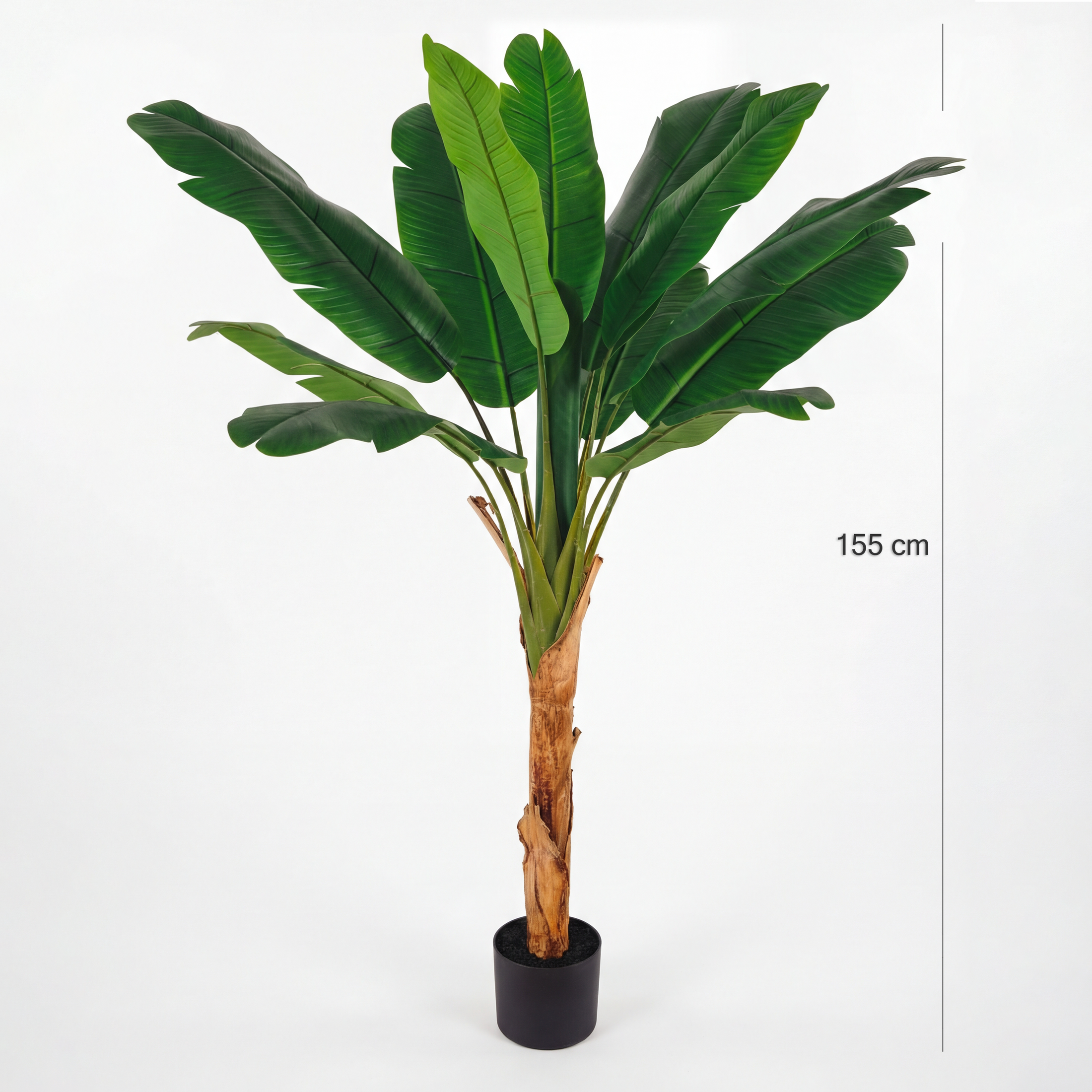 Copac Bananier artificial H155cm • Textură Reală • 13 Frunze