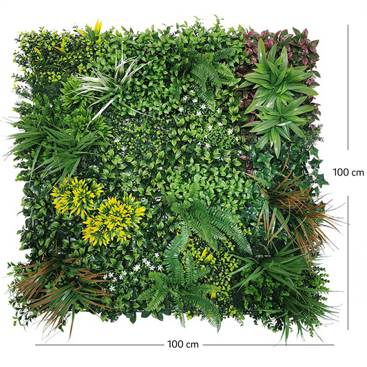 Perete Verde Artificial „VEGA" · 100×100 cm